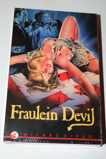 Fraulein Devil Wizard Video Big Box Re release VHS Tape