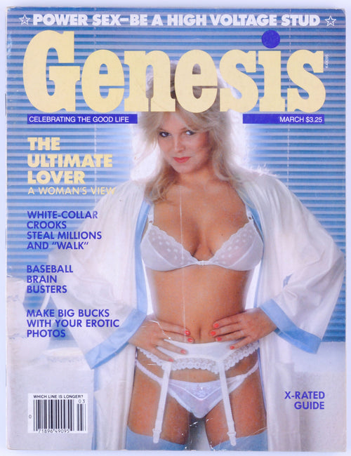 Genesis March 1984 Vol. 11 No. 8 Vintage Softcore Adult Magazine