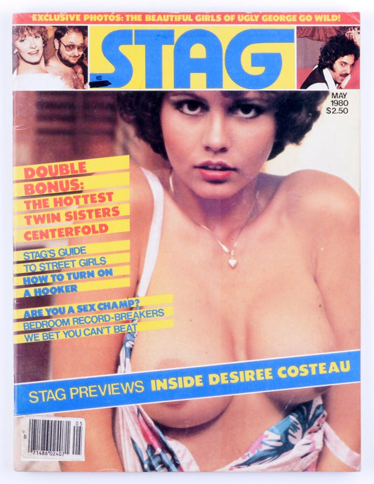 STAG May 1980 Vol. 31 No. 5 Softcore Vintage Magazine - Lucy Larrick, Donna Sloane