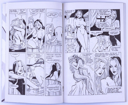 2 HOT GIRLS on a Hot Summer Night Issue 4 September 1991 By Terry Hooper & Art Wetherell EROS Comix Lesbian Adult Comic Book - XXX Marketplace