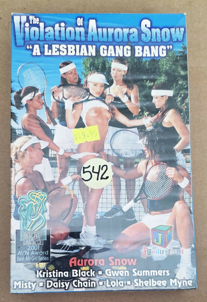 The Violation of Aurora Snow - "A Lesbian Gang Bang" (2002) VHS