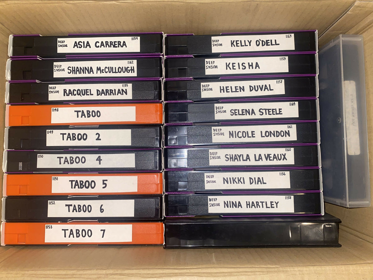 Lot of 19 VHS Tapes