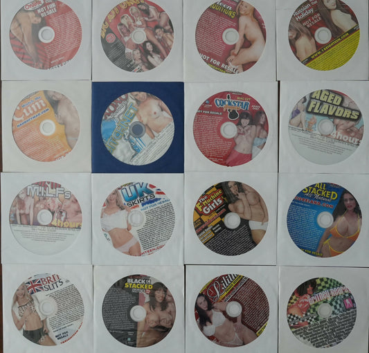 Lot of 16 XXX Supplemental DVD - Early to Mid 2000s - Lot #3