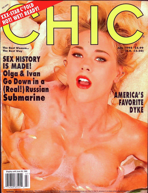 CHIC July 1995 Vol. 19 No. 9 Vintage Softcore Magazine