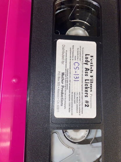 Lady Ass Lickers 2 VHS