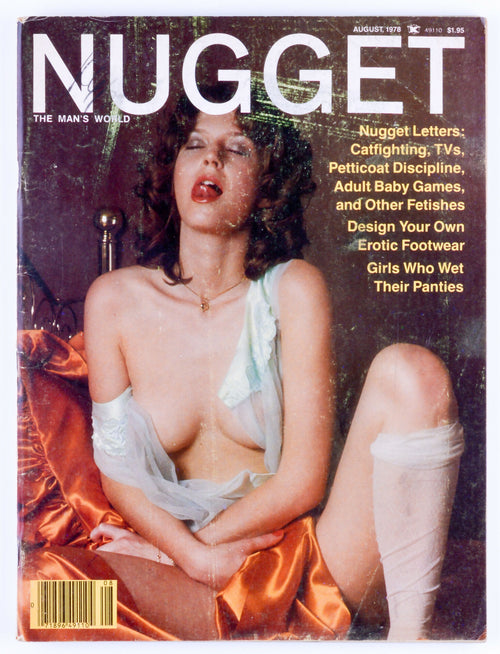NUGGET August 1978 Vol. 22 No. 4 Vintage Softcore Adult Fetish Magazine