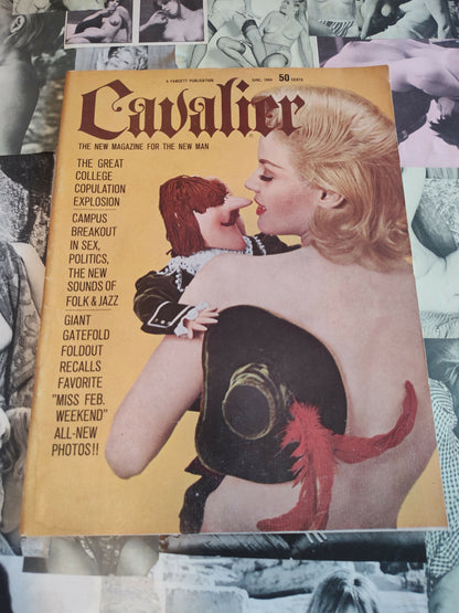 CAVALIER VINTAGE MEN'S MAGAZINE JULY 1964