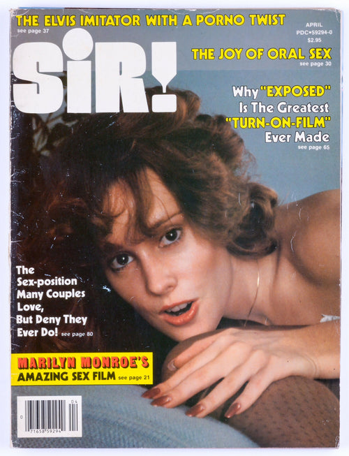SIR! April 1981 Vol. 36 No. 9 Vintage Softcore Adult Magazine