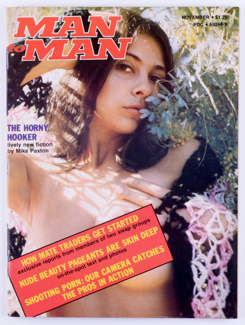 MAN TO MAN November 1974 Vol. XXIV No. 9 Softcore Vintage Magazine - 2 Fold Out Posters