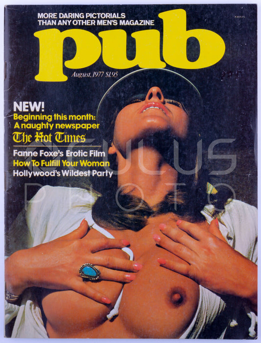 Pub August 1977 Vol. 11 No. 4 Softcore Vintage Adult Magazine