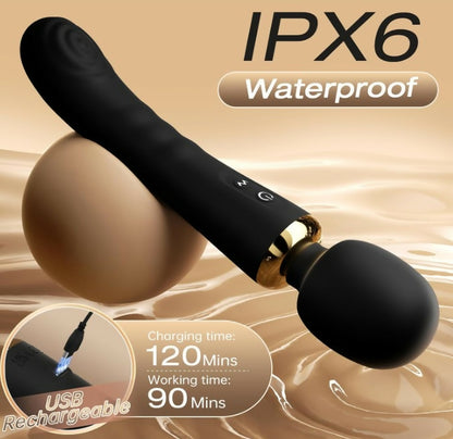 Allovü App-Controlled Wand Vibrator with AI Sync & Tapping Modes