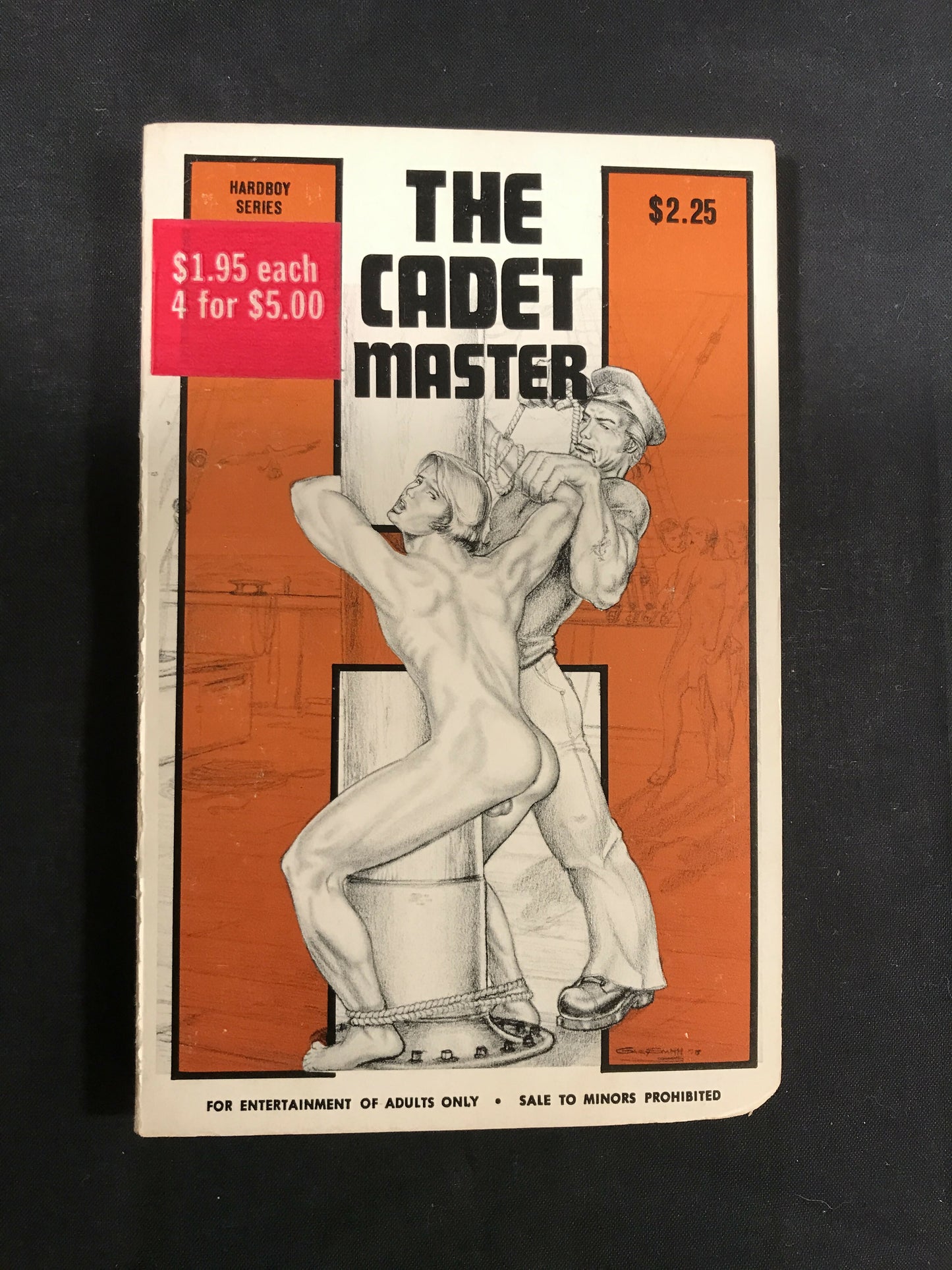 Vintage gay pulp book “Cadet Master” 1977 HardBoy Series HB-503 by Mannie Hall