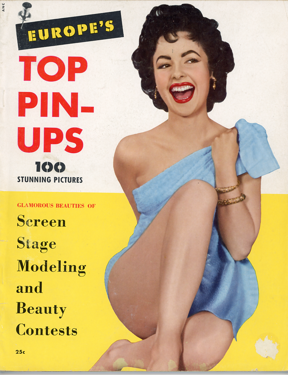 Europe'sTop Pin-Ups - Magazine -1954