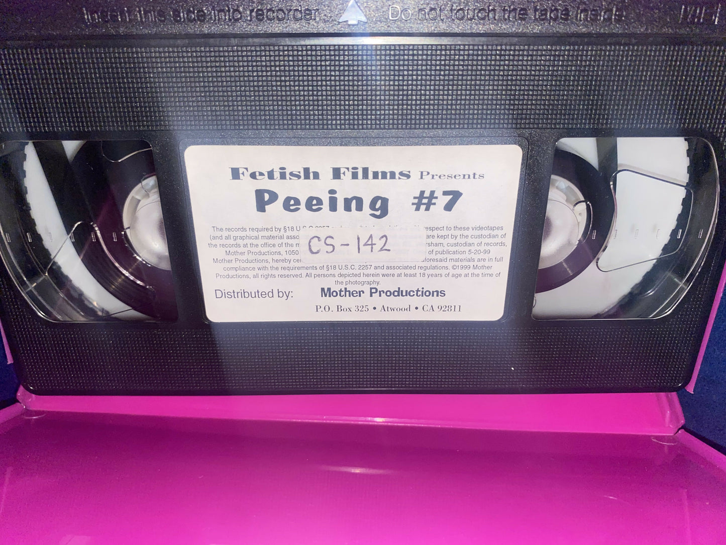Peeing 7 VHS