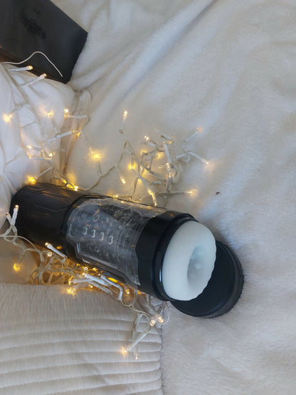 EORONE 10-Mode Vibrating & 6-Mode Thrusting Male Masturbator with LCD Display