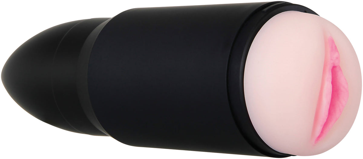 "Shell Shock Rechargeable Vibrating Stroker ZE-MS-5194-2"