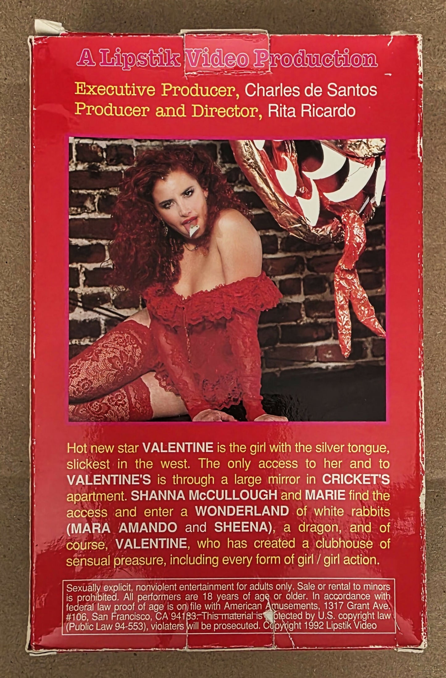 Valentine's Wonderland (1992) VHS