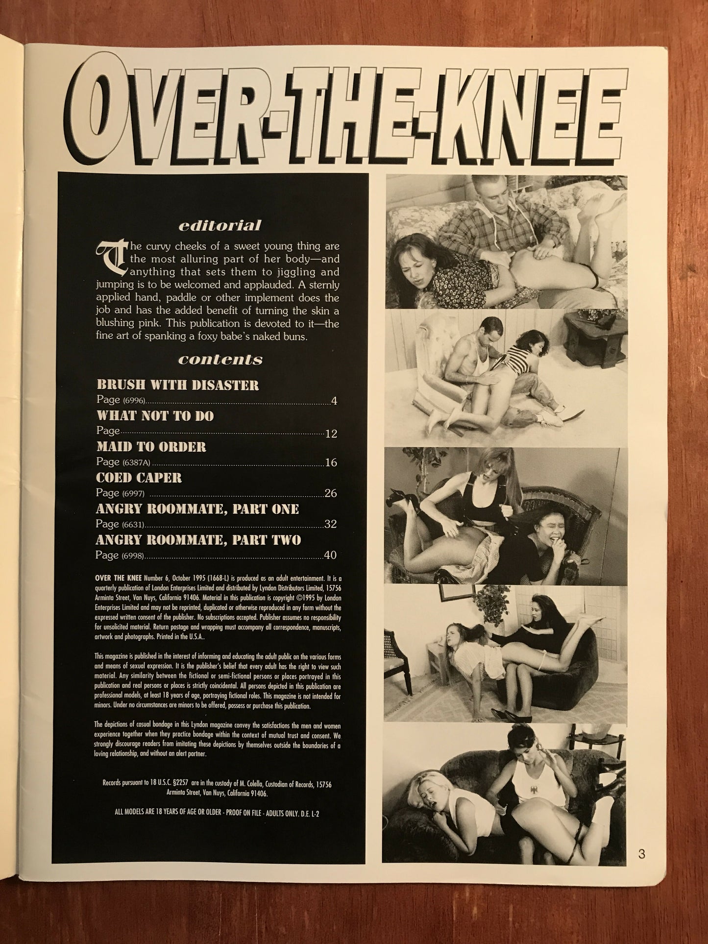 Over-The-Knee #6 1995 LDL Spanking Magazine