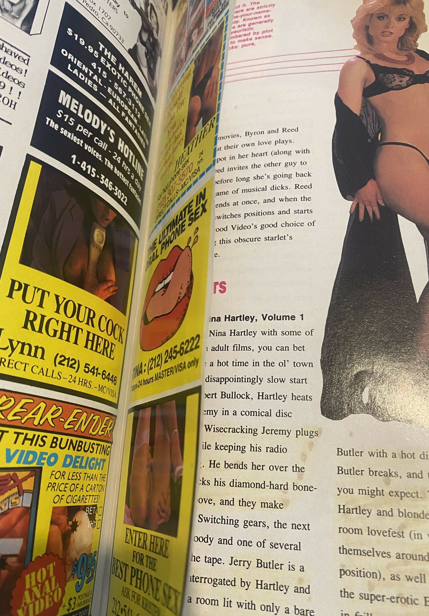 Hustler Erotic Video Guide 1989