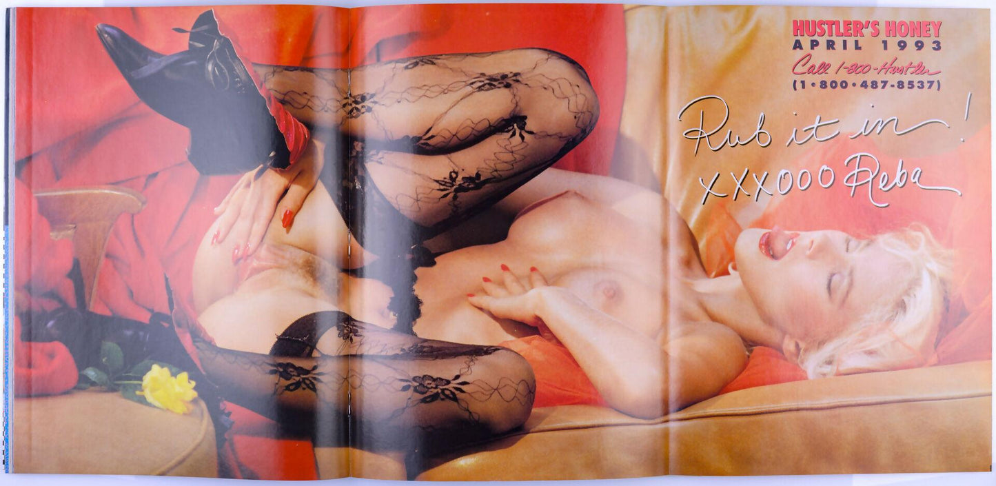 HUSTLER Vintage Softcore Adult Magazine Vol. 19 No. 11 April 1993 - XXX Marketplace