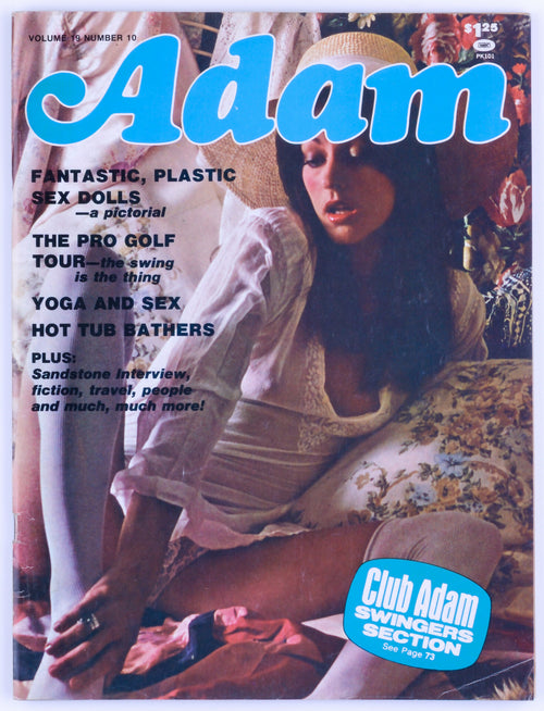 Adam October 1975 Vol. 19 No. 10 Vintage Softcore Adult Magazine
