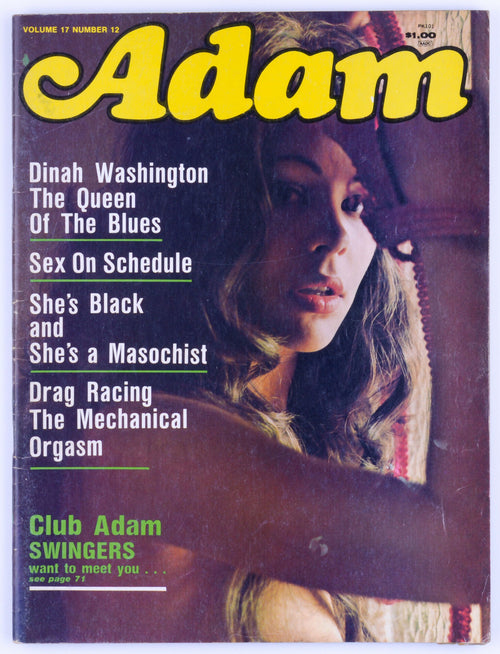Adam December 1973 Vol. 17 No. 12 Vintage Softcore Adult Magazine - Prscilla Donner, Shiela Wilson, Joni Summers