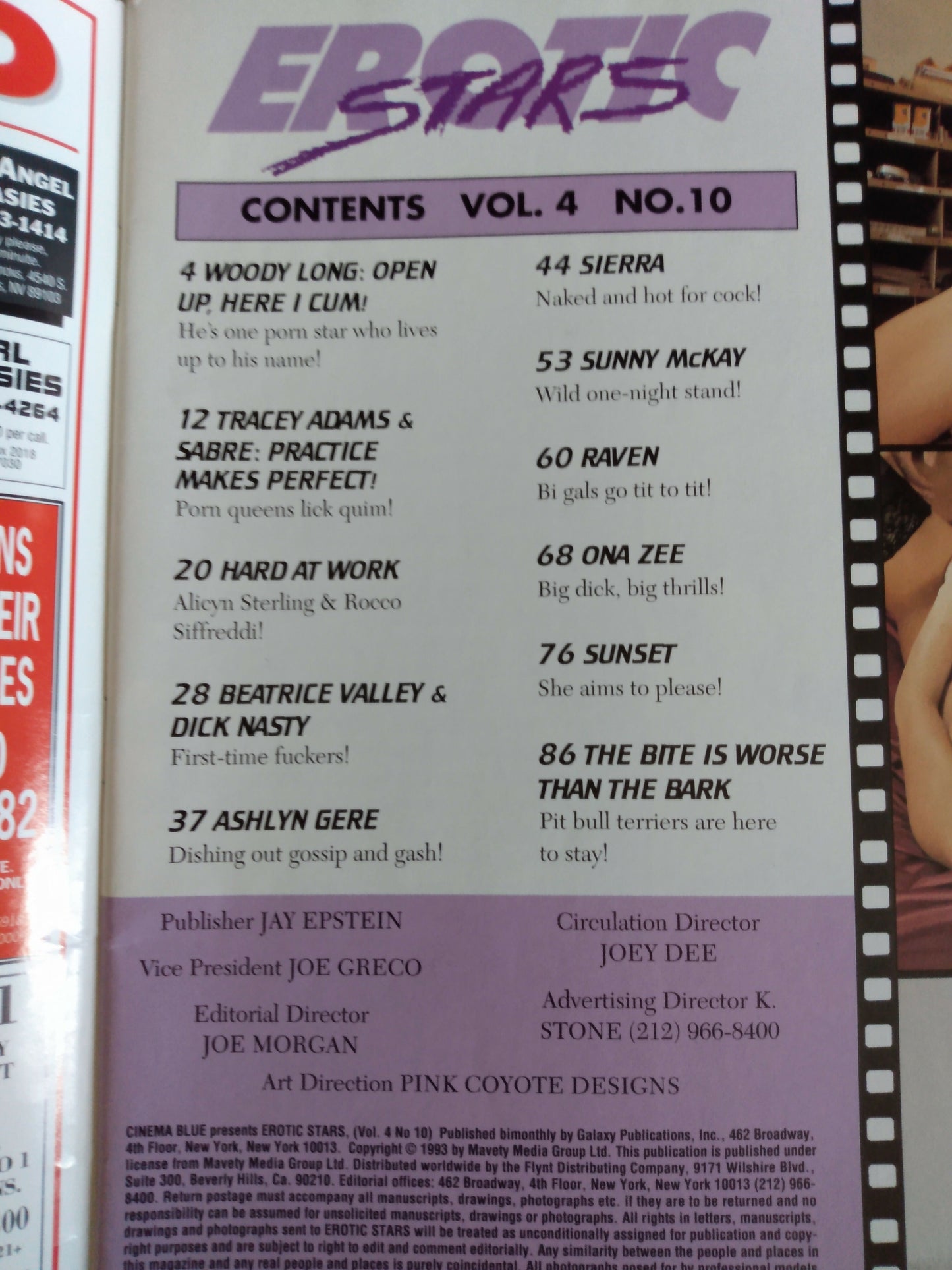 Erotic Stars Vol 4 No 10