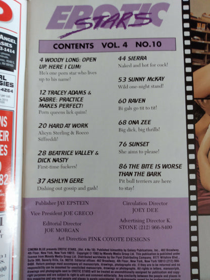Erotic Stars Vol 4 No 10
