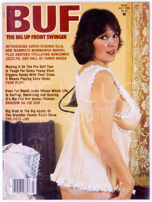 BUF THE BIG UP FRONT SWINGER Vintage Softcore Big Boob Magazine Vol. 12 No. 6 July 1980 *Good*