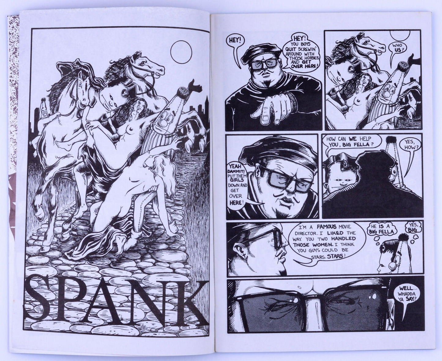 SPANK #3 July 1991 By M. Scott Campbell EROS Comix Adult Comic Book - XXX Marketplace