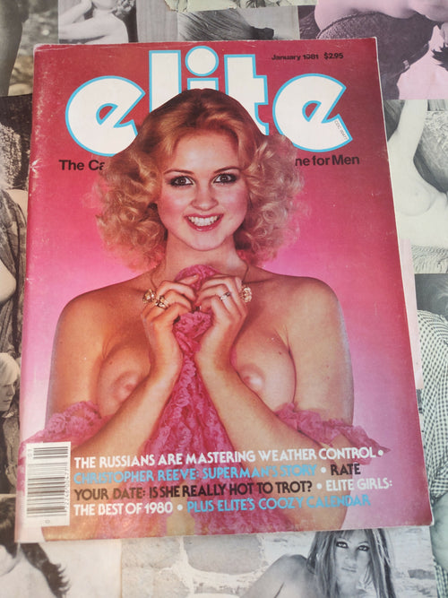 ELITE THE CANADIAN MEN'S MAGAZINE JANUARY 1981 VINTAGE