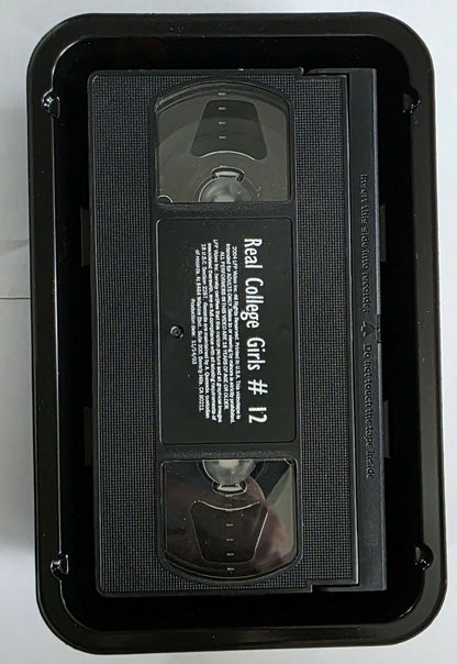 Lot of 4 Hustler's Real College Girls VHS Videos (2002-2004)