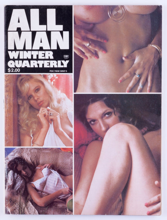 ALL MAN Winter Quarterly 1975 Softcore Vintage Magazine - Uschi Digard, Sylvia McFarland