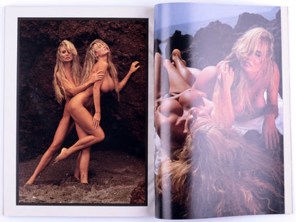 PLAYBOY ENTERTAINMENT FOR MEN MAGAZINE FOR MEN September 1991 - Trifold Poster Samantha Leah Dorman, The Barbi Twins, Trans Model Tula