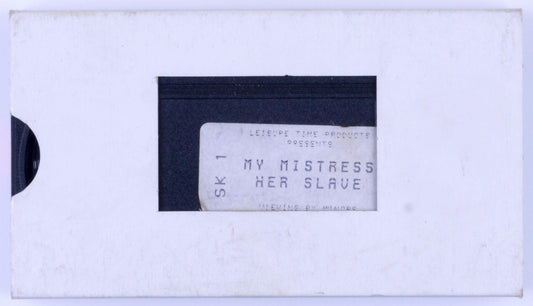 *Rare* MY MISTRESS HER SLAVE Femdom BDSM Adult VHS Tape LEISURE TIME PRODUCTS PRESENTS 1993 57 Min. - Brigitte Aime, Tom Byron, Dusty - XXX Marketplace