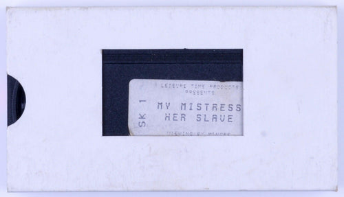 *Rare* MY MISTRESS HER SLAVE Femdom BDSM Adult VHS Tape LEISURE TIME PRODUCTS PRESENTS 1993 57 Min. - Brigitte Aime, Tom Byron, Dusty