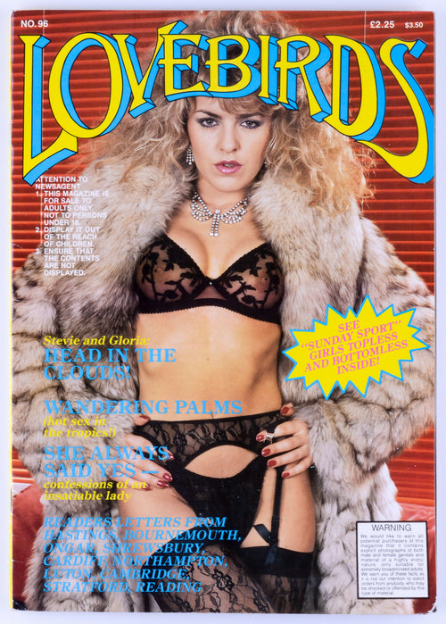 LOVEBIRDS No. 96 Softcore Vintage UK Adult Magazine Unknown Publication Date