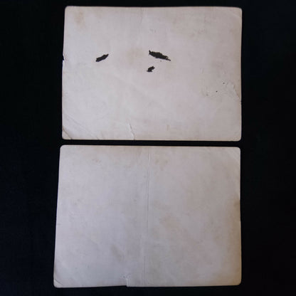 Lot of 2 Original 1940s Vintage B&W Pin-Up Nude Sex Orgy Photographs 3"x4"