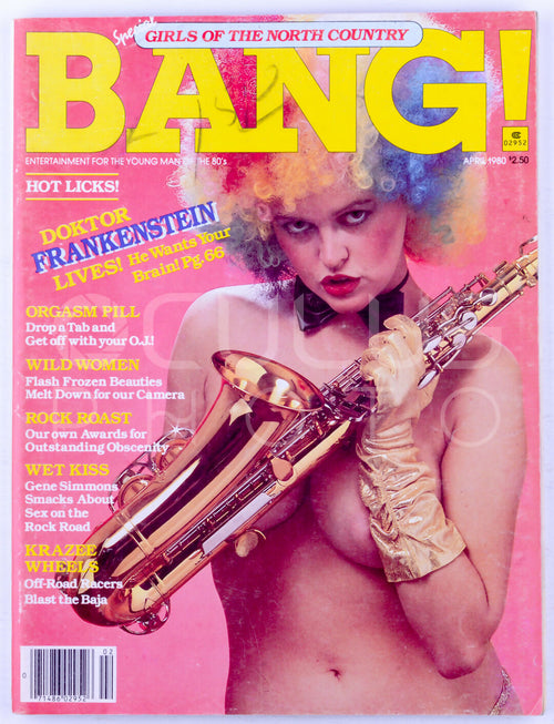 BANG! April 1980 Vol. 1 No. 2 Vintage Softcore Adult Magazine - Mary Ann