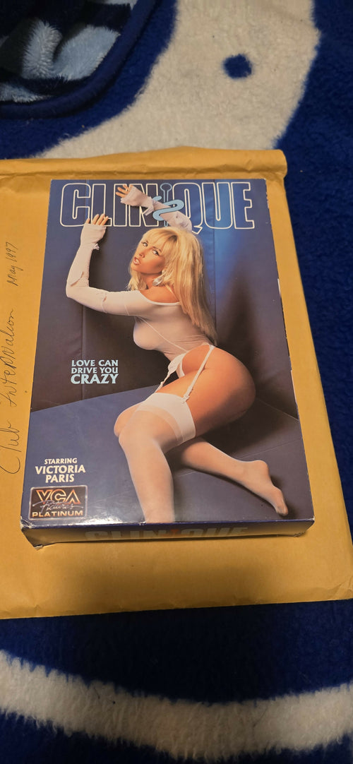 Clinique VHS - Starring Victoria Paris - Love Can Drive You Crazy - Vintage 1990s Adult Video - VCA Platinum