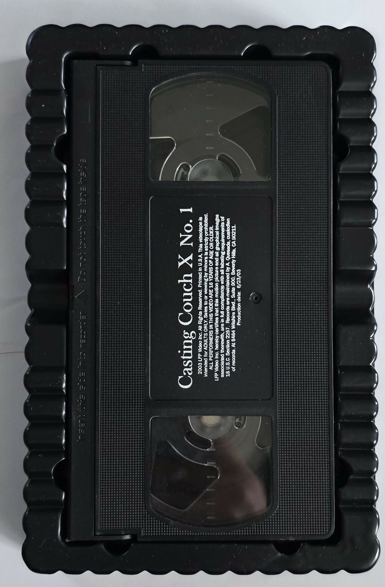 Lot of 3 Hustler's Casting Couch VHS Videos (2003-2004)