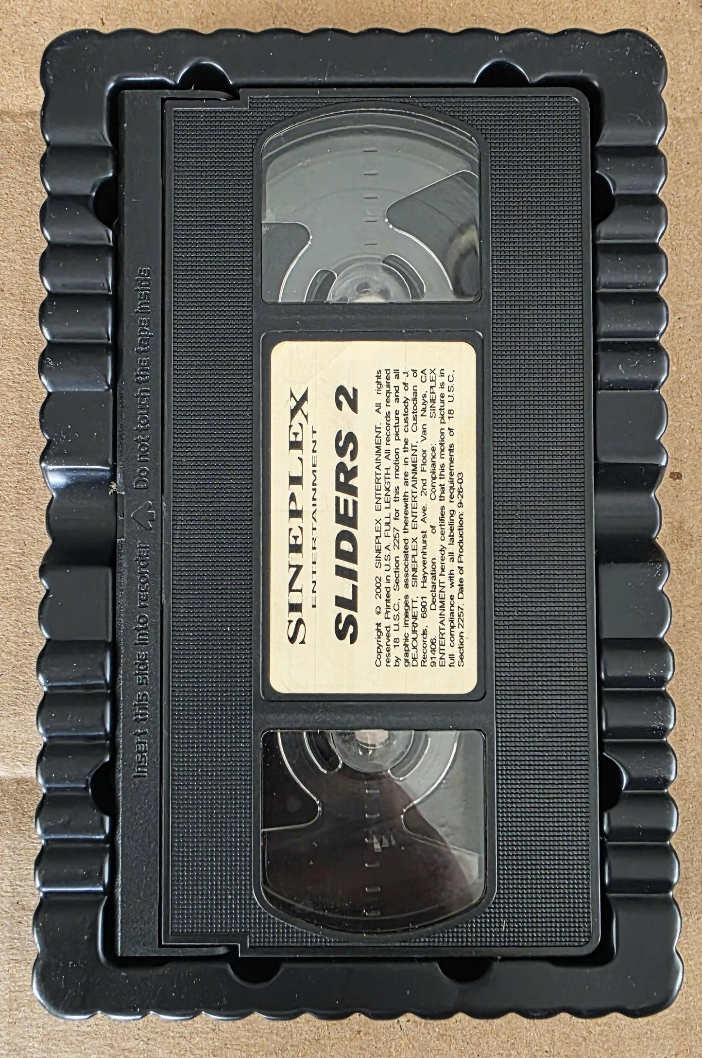 Sliders 2 (2002) VHS