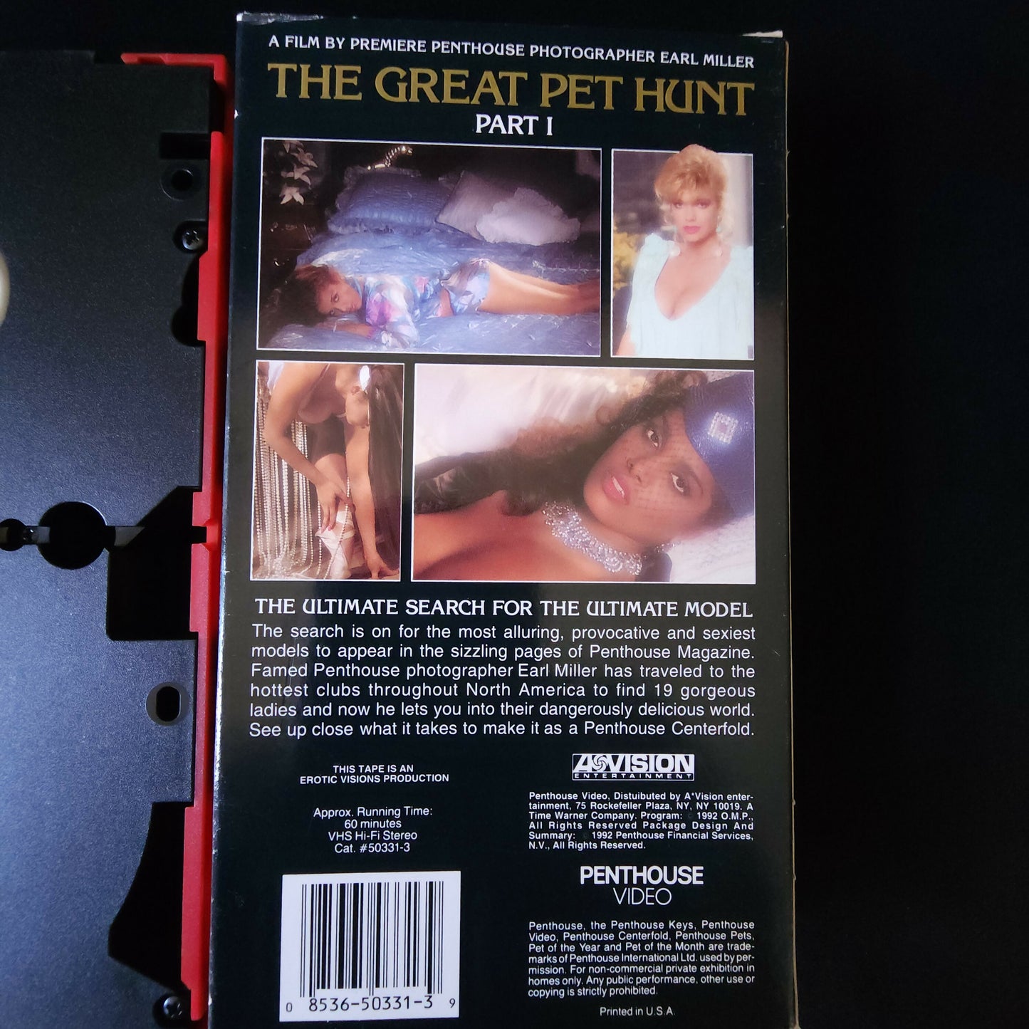 Penthouse The Great Pet Hunt Part 1 I VHS 1992 Vintage Retro Rare Adult NTSC