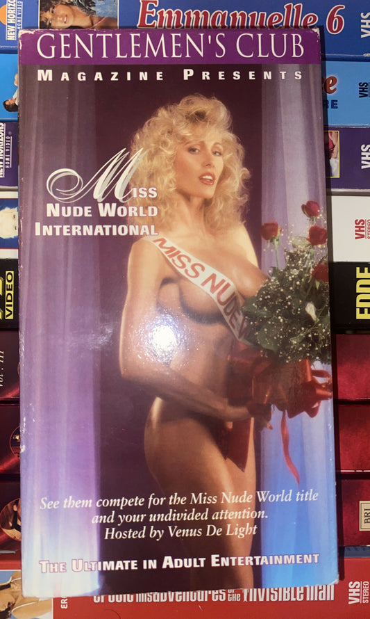 Miss Nude World International VHS