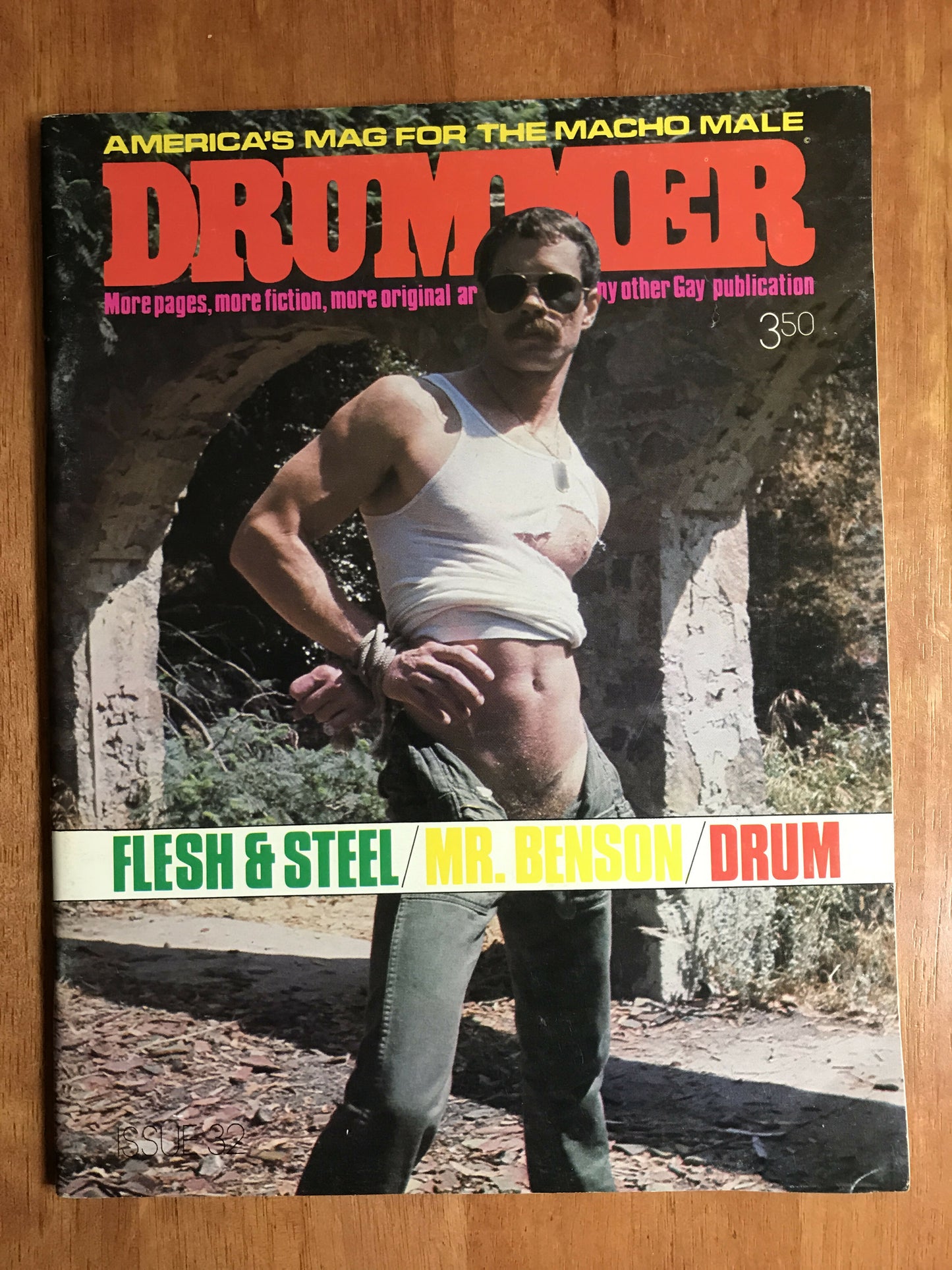 Drummer #32 Gay Men's Leather Magazine 1978 Macho Male Bill Ward